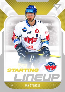 Jan Stencel Ceske Budejovice Tipsport ELH 2022/23 SportZoo 2. serie Starting LINEUP #SL-14